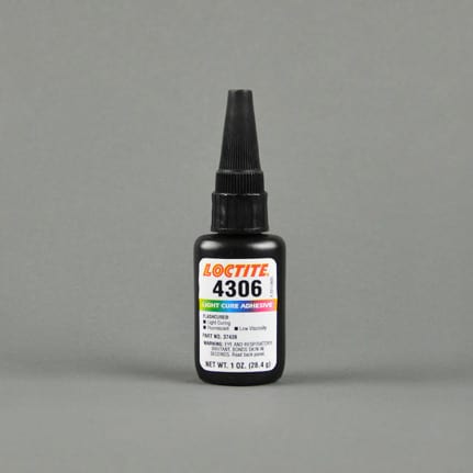 汉高乐泰 Flashcure 4306光固化氰基丙烯酸酯粘合剂 1盎司 瓶装