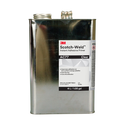 3M Scotch-Weld AC77 氰基丙烯酸酯底漆 1加仑 罐装