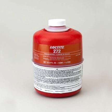 汉高乐泰 272丙烯酸无氧螺纹锁固剂 红色 1升 瓶装