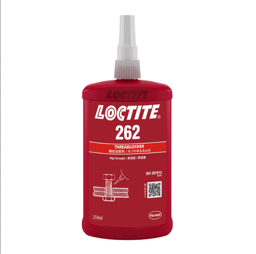 汉高乐泰 262丙烯酸厌氧螺纹锁固剂 红色 250毫升 瓶装