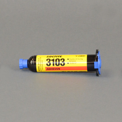汉高乐泰 3103 Flex UV固化胶粘剂 透明 25毫升 注射器