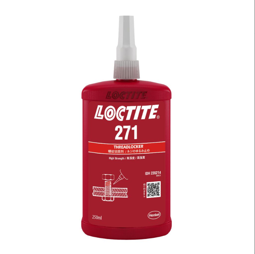 汉高乐泰 271丙烯酸厌氧螺纹锁固剂 红色 250毫升 瓶装