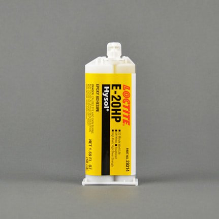 汉高乐泰 Hysol E-20HP环氧树脂粘合剂 灰白色 50毫升 卡筒包装